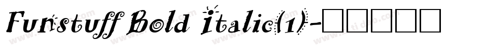 Funstuff Bold Italic(1)字体转换